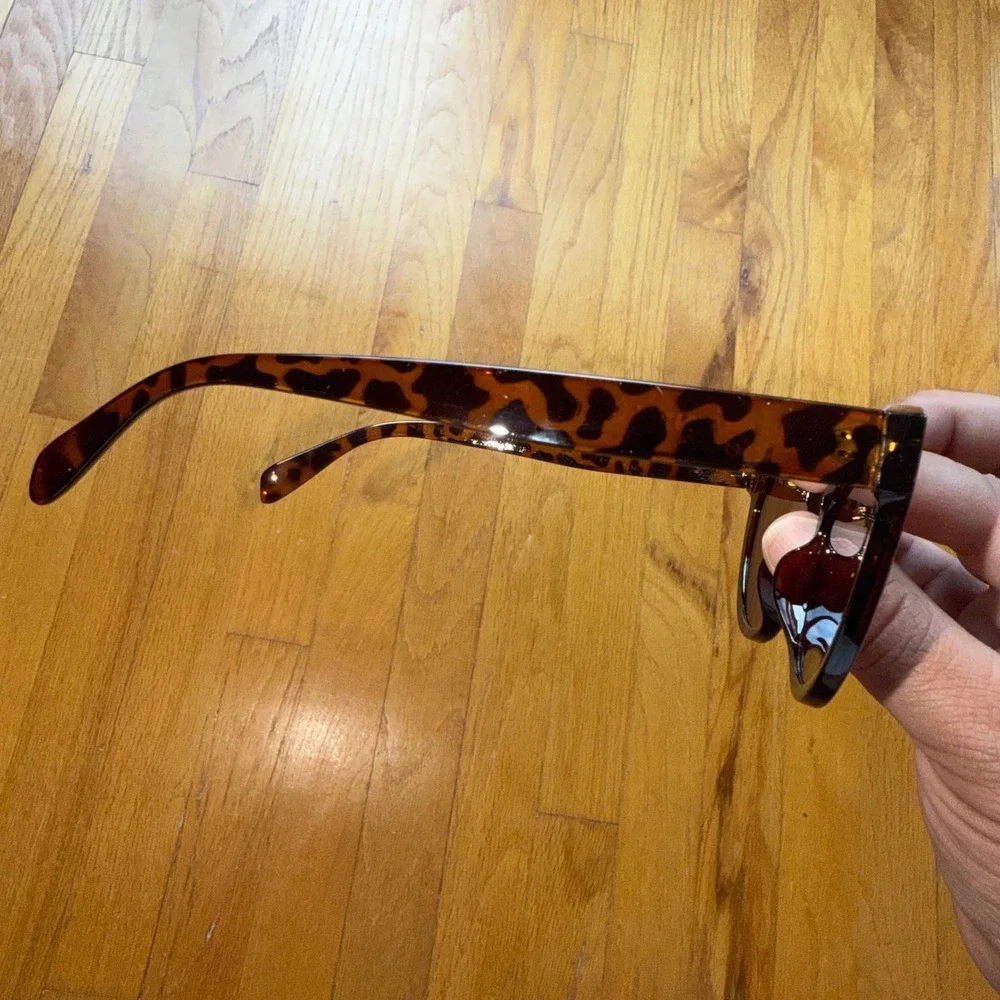 NEW Saint Owen x Curateur Sunglasses Tortoise Cat Eye Brown Lens Women's Retro